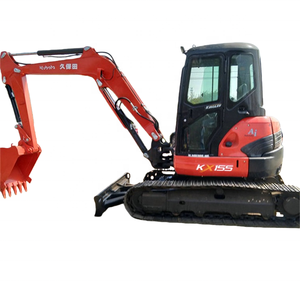 Mini Escavatore Usato KX155-5 da 5,5 Tonnellate Giapponese con Pompa Idraulica KYB, Coda Compatta, Certificazione CE EPA EU - Product Image 1