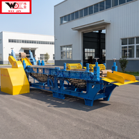 Machine à carder le sisal/banane à commande directe usine, avec barres à broches rapides et lentes pour le démêlage et le redressement, pour la première étage de l'extrusion en usine de cordes