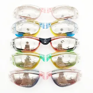 Silver Plating Mirrored Coating Sports Swim Goggles Kids Swimming Goggles with Ear Plug surf ear plugs