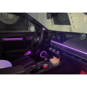 Éclairage d'ambiance LED de précision pour voiture, bande de fibres optiques acryliques Symphony pour Honda Civic/Integra 2022-2025, amélioration de l'intérieur - Product Image 2