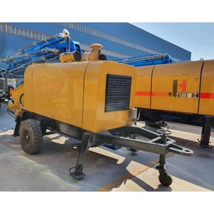 Bomba de Concreto para Remolque de 40 Metros Cúbicos con Motor Diésel JIUHE de China, Bomba de Lechada de Cemento en Venta - Product Image 6
