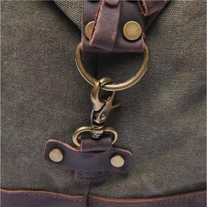 Échantillon Gratuit – Sac de Voyage XL en Toile avec Finition en Cuir Véritable – Sac Fourre-tout, Sac de Week-end, Sac à Bandoulière, Sac de Nuit, Sac de Cabine - Product Image 3
