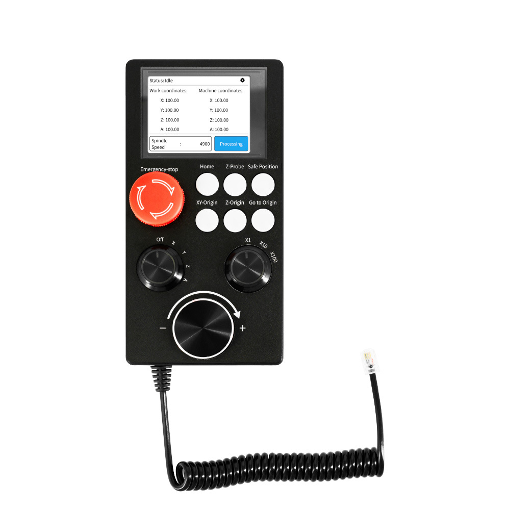 Volant noir MKS CNC CONTROL