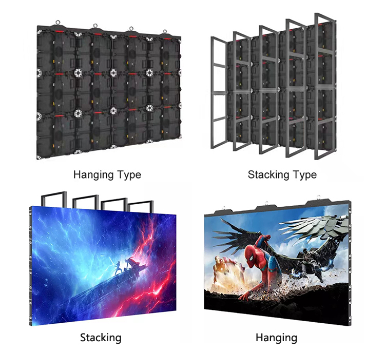 Envisual P3.91 Outdoor LED Display Screen 500mmx500mm 5500cd/Sqm Brightness