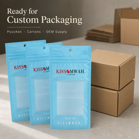 Sachet refermable personnalisé en PET+PE résistant à l'humidité avec impression en héliogravure/numérique pour poudre libre et blush – Emballage cosmétique personnalisable