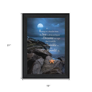 HMS il sogno nero incorniciato parete arte elegante e intrigante arredamento per la casa - Product Image 5
