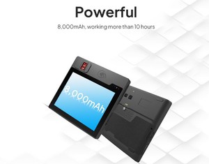 Tableta Robusta de 8 Pulgadas para Registro de Identificación Nacional con 4G, MRZ, 10000 mAh para Solución de Autenticación Biométrica Móvil - Product Image 1