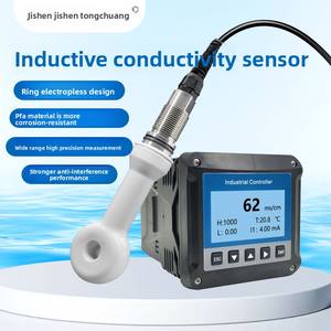 Jishen 220V yüksek aralıklı korozyona dayanıklı PFA elektrot sensörü İletkenlik test cihazları yüksek konsantrasyon için 2000ms 1 - Product Image 2