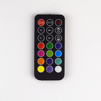 Contrôleur LED sans fil DC5-24V, télécommande 21 touches, 12 couleurs pour bande LED RGB, connecteur anode commun DC 4 broches