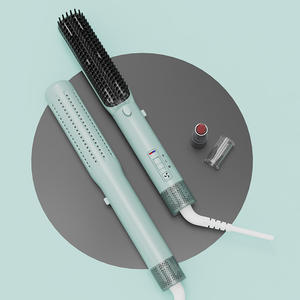 <strong>Portable</strong> 3-in-1 Electric Hot Air <strong>Hair</strong> <strong>Dryer</strong> with Brush One-Step Straightener Curler for Women for Home or Hotel Use - Product Image 6