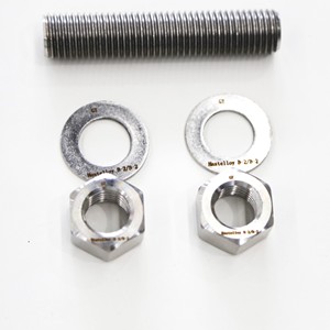 Varilla Roscada Completamente Roscada de Acero Inoxidable <span class=keywords><strong>DIN</strong></span> 976-1 <span class=keywords><strong>DIN</strong></span> <span class=keywords><strong>975</strong></span> ASME B 18.31.2 L7 B7 B5 10.8 12.8 M4-M100, Recubierta de Zinc Negro, Roscado Izquierdo/Derecho - Product Image 1