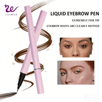 Prêt à expédier – Stylo de microblading PMU imperméable de haute qualité, sans cruauté, à pointe 4 fourches, pour sourcils, résistant à l'eau et à la transpiration