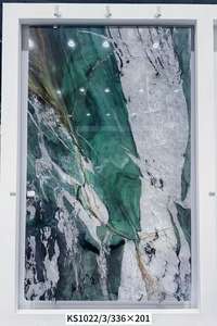 Feuille de marbre imperméable de haute qualité et panneau <span class=keywords><strong>dalle</strong></span> de marbre de livraison rapide <span class=keywords><strong>pour</strong></span> chambre à manger atelier autocollants muraux d'intérieur - Product Image 3