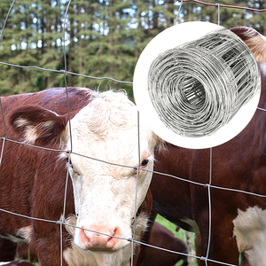 Fattoria Gard 4 Ft X 330 Ft campo zincato recinzione di prateria 6 Ft cavallo di bestiame campo recinzione con telaio in ferro per la sicurezza per le capre - Product Image 4