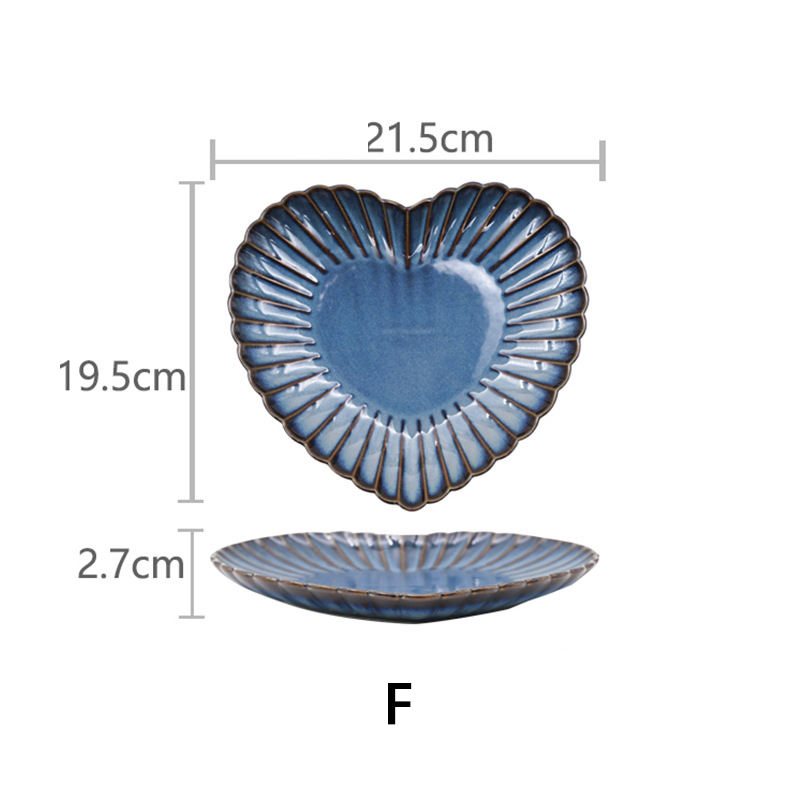 Plaque en forme de coeur de 8,5 pouces F