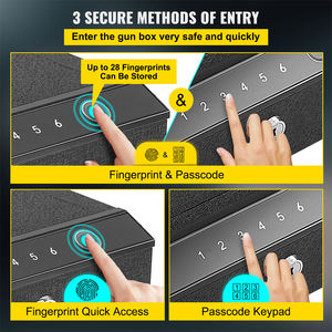 T1 סיסמה חדשה נגד גניבה כספת עם מפתח סיסמה לטביעת אצבע לאבטחת משרד ביתי - Product Image 2