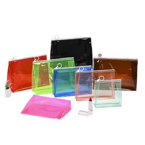 Grande Trousse de Maquillage Portable Triangulaire à Fermeture Éclair pour Femmes, Sac de Toilette de Voyage pour Rouge à Lèvres et Produits de Soin - Product Image 1