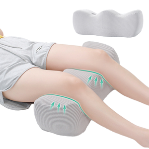 Oreiller rectangulaire en mousse à mémoire de forme tricoté pour les jambes et les <span class=keywords><strong>pieds</strong></span> pour femmes enceintes-Support de <span class=keywords><strong>massage</strong></span> anti-acariens amovible et lavable - Product Image 3