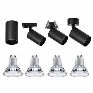 Carcasa de luz de pista GU10 de 3 fases, carcasa de luz descendente LED de punto montado en el <span class=keywords><strong>techo</strong></span>, soportes de marco de luz descendente de <span class=keywords><strong>techo</strong></span> empotrado GU10 - Product Image 2