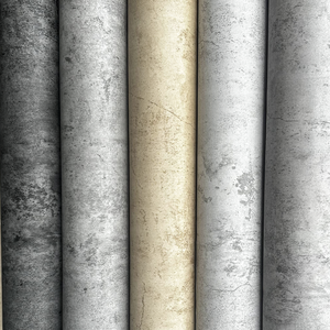 Oron 3D ติดเปลือกกันความชื้นวอลล์เปเปอร์ไวนิลมีกาวในตัวสติกเกอร์ติดผนัง3D คอนกรีตซีเมนต์สไตล์ทันสมัยสำหรับใช้ในบ้าน - Product Image 1