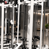 MRD-B1400-2 Equipo de Gimnasio Multifuncional Comercial de 4 Estaciones, Máquina de Entrenamiento de Fuerza Multifuncional para Gimnasio