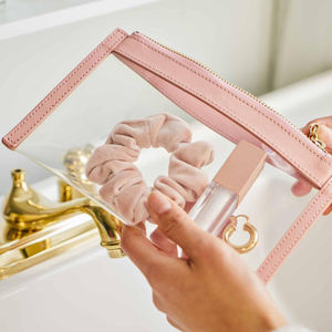 <span class=keywords><strong>Mini</strong></span> sac à cosmétiques en PVC approuvé par la TSA, pochette de beauté pour fille en PVC transparent personnalisé, fermeture à glissière durable, <span class=keywords><strong>PRET</strong></span>, <span class=keywords><strong>mini</strong></span> pochette de clarté en TPU - Product Image 6
