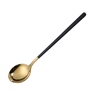 Cuillère à soupe à tête ronde et long manche DFC0306 19cm 20cm 19.5cm, en matériau coloré ou non coloré, autres - Product Image 6