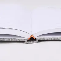 Taille personnalisée A5 A6 B5 carnet de notes en tissu lin à couverture rigide
