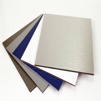 Prix usine de haute qualité Alucobond 4mm 6mm 3mm PVDF ACM panneaux feuille ACP revêtement mural extérieur panneau composite en aluminium