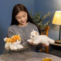 Simulation de chat en peluche Ragdoll Siamois Birman British Shorthair Chat Américain Exotique Shorthair Persan Animal en peluche Poupée Enfants
