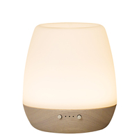 Maison de luxe aromathérapie purificateur d'air caoutchouc bois verre parfum humidificateur avec diffuseur de lumière pour huiles essentielles