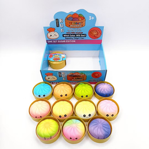 En stock : Squishies en forme de boulettes, à récupération lente, type Baozi, Boîte mystère, Balles anti-stress, Jouet sensoriel Fidget, Jouet alimentaire anti-écrasement - Product Image 3