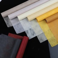 Papier d'emballage enduit imperméable pour l'emballage des fleurs, impression sur papier spécial, logo personnalisable, différentes couleurs