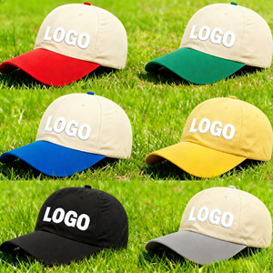 Gorra de Béisbol Personalizada de Algodón de 6 Paneles con Bordado, Cierre a Presión, Color Sólido, Logotipo Personalizado, Gorra de Dos Tonos - Product Image 1