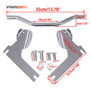 Manillar de manillar de motocicleta serie de gama alta de 1 '25mm, juego de soporte de Faro de motocicleta para Harley Road King Touring - Product Image 6