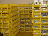 Contenedor de Almacenamiento Industrial Resistente, Apilable, Antiestático, ESD Seguro, Ahorra Espacio, Duradero, para Logística y Circulación de Mercancías