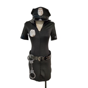 Disfraz de Mujer Policía Sexy, Disfraz de Oficial, Sombrero, Cinturón, Esposas, Juego Previo, Uniforme de Mujer Policía, Cosplay, Lencería Sexy - Product Image 4