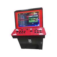 Lefu Lefu-95 Boîte de jeu d'arcade mini avec écran 22 pouces, jeu de combat 2 joueurs, en bois et acrylique, jeux de compétences populaires