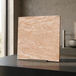Carreaux de sol en céramique en porcelaine imitation marbre pierre naturelle 40x40cm, imperméables et résistants à l'usure, pour intérieur - Product Image 2