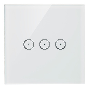 Üretici modüler anahtar cam Panel ekran baskı akıllı ışık anahtarı dokunmatik temperli cam Panel - Product Image 5