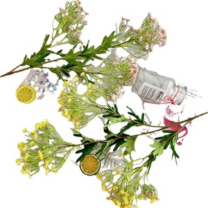 Arreglo Floral Artificial de Flores de Aliento de Bebé y Estrellas de Nieve, Decoración para Bodas y Hogar, Material Plástico - Product Image 5