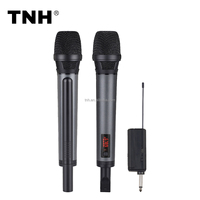 Microphone dynamique sans fil professionnel TNH U5200 pour scène, vlogging, karaoké, 58 UHF, pour église
