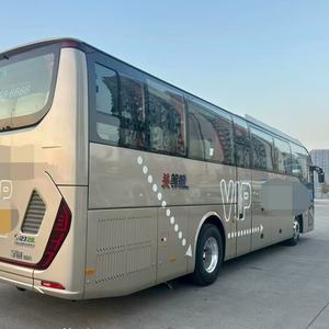 Autobús Usado Yutong 6127 de 37 Asientos, Diésel, en Venta, Motor Potente, Color Blanco y Azul, en Buenas Condiciones - Product Image 3