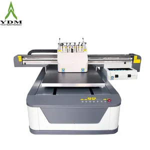 דיגיטלי 3d מתכת מדפסת 6090 Uv הוביל מדפסת שטוחה מתכת גיליון הדפסת מכונה
