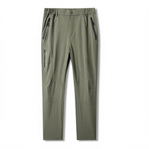 Pantalones Resistentes al Viento, Impermeables, de Secado Rápido, con Bloques de Color, Ropa de Trabajo Elástica, Pantalones Multibolsillos, Pantalones Cortos de Montañismo para Hombre - Product Image 1