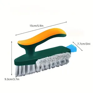 Brosse de nettoyage triangulaire en silicone polyvalente (1 ou 2 pièces) – Éponge durable multi-surfaces pour le nettoyage des coins morts, salle de bain et cuisine - Product Image 6