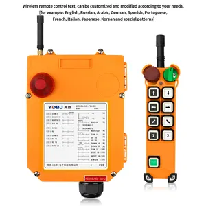 Kraan Afstandsbediening F24-8S 12V Mini Relais Draadloze Schakelaar Afstandsbediening Systeem Hoist Lier Kraan Draadloze Afstandsbediening