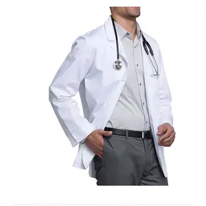 معطف المختبر الطبي الملون غير المنسوج المتاح معاطف الأطباء موحدة للمستشفى
