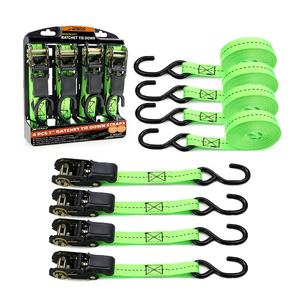 <span class=keywords><strong>4</strong></span>แพ็ค1นิ้ว<span class=keywords><strong>สี</strong></span>ดำ E-เคลือบ<span class=keywords><strong>สาย</strong></span>วงล้อสีเขียวที่มีการป้องกันยาง S ตะขอ - Product Image 2