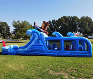 Barco Pirata, Obstáculo Inflable Comercial de PVC, Obstáculo Inflable Comercial para Fiestas Infantiles de <span class=keywords><strong>Alquiler</strong></span> - Product Image 4